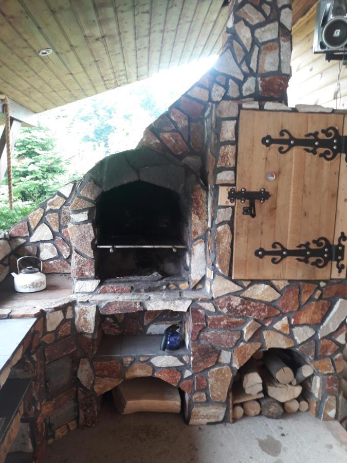 Jaskowa Chata Bieszczady Apartament Z Basenem Baligród エクステリア 写真